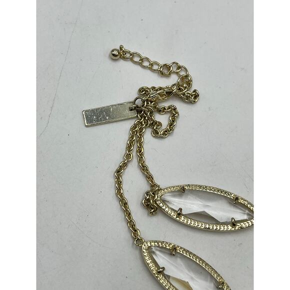 Kendra Scott Tory Necklace
Faceted Marquise Clear Crystal
Long Station Chain - Picture 8 of 12